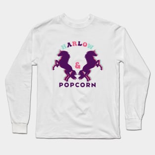 Harlow And Popcorn Long Sleeve T-Shirt